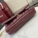 GUCCI GG Milano小號深綠皮革手提包-806016：圖片 5