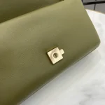 GUCCI GG Milano迷你綠色蓬鬆皮革斜揹包-806017：圖片 11