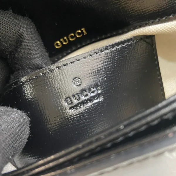 GUCCI Horsebit 1955米棕皮革肩揹包-781387：圖片 10