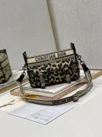 Dior Oblique 藍色布料斜挎包小號PM-M1241：圖片 3