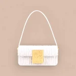 Dior Miss 白色小牛皮翻蓋包小號PM-M2610