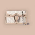 GUCCI Dionysus白色皮革斜揹包-476432