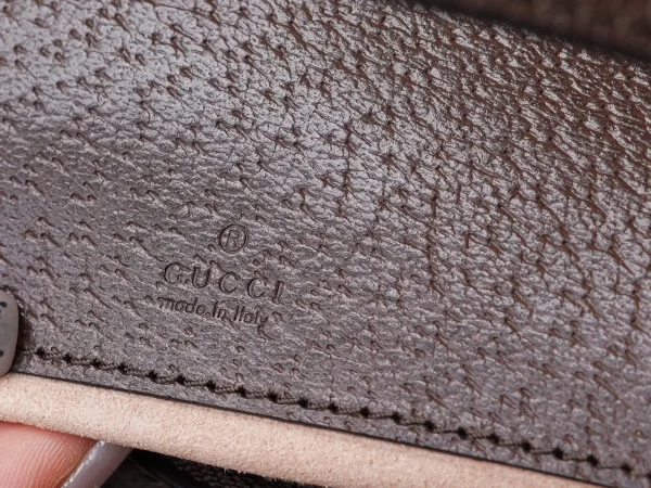 GUCCI Ophidia米棕帆布斜背包-658551：圖片 9