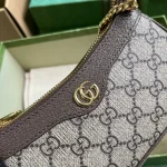 GUCCI Ophidia米白帆布斜揹包-764960：圖片 6