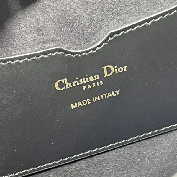 Dior 30 Montaigne 黑色小牛皮斜挎包小號PM-M9260：圖片 7