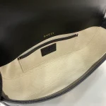 GUCCI Horsebit 1955小號米黑塗層手提包-815206：圖片 9