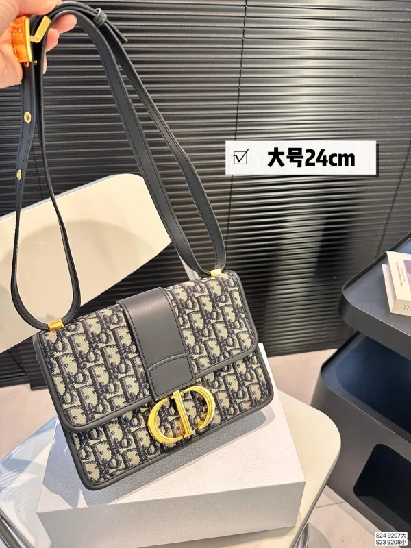 Dior 30 Montaigne 藍色單肩包中號MM-M9208：圖片 3