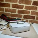 GUCCI 馬銜扣1955馬銜黑色皮革斜揹包-658574：圖片 5