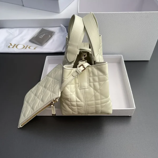 Dior Toujours 白色手提包小號PM-M2822：圖片 3