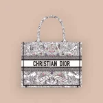 Dior Book 奶白色托特包中號MM-M1296