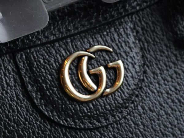 GUCCI Diana迷你棕色皮革手提包-702732：圖片 10