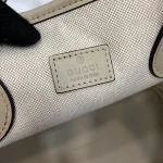 GUCCI Ophidia米棕帆布托特包-765043：圖片 10