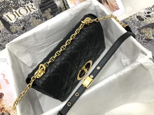 Dior Caro 黑色小牛皮包中號MM-M9242：圖片 7
