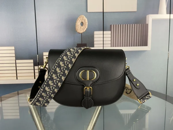 Dior Bobby 黑色小牛皮斜挎包大號GM-M9320：圖片 2