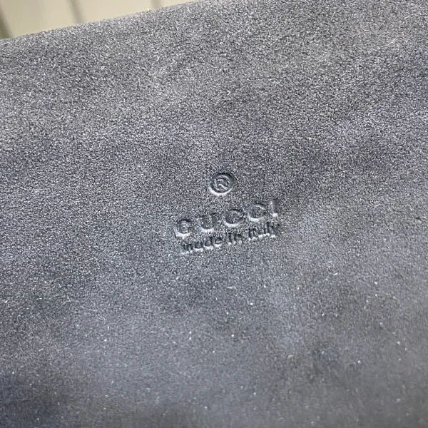 GUCCI Dionysus大號黑色漆皮肩揹包-795003：圖片 10