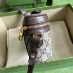 GUCCI Ophidia米棕皮革手挽包-699532：圖片 5
