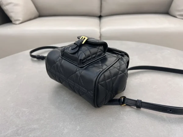 Dior Caro 黑色後背包小號PM-M6302：圖片 5