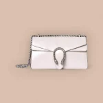 GUCCI Dionysus小號黑色漆皮肩揹包-795005