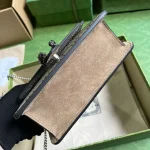 GUCCI Dionysus迷你米棕帆布斜背包-752029：圖片 4