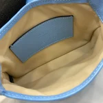 GUCCI Jackie Notte迷你天藍漆皮肩揹包-782889：圖片 9