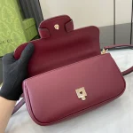 GUCCI Horsebit 1955小號紅米手提包-815206：圖片 8