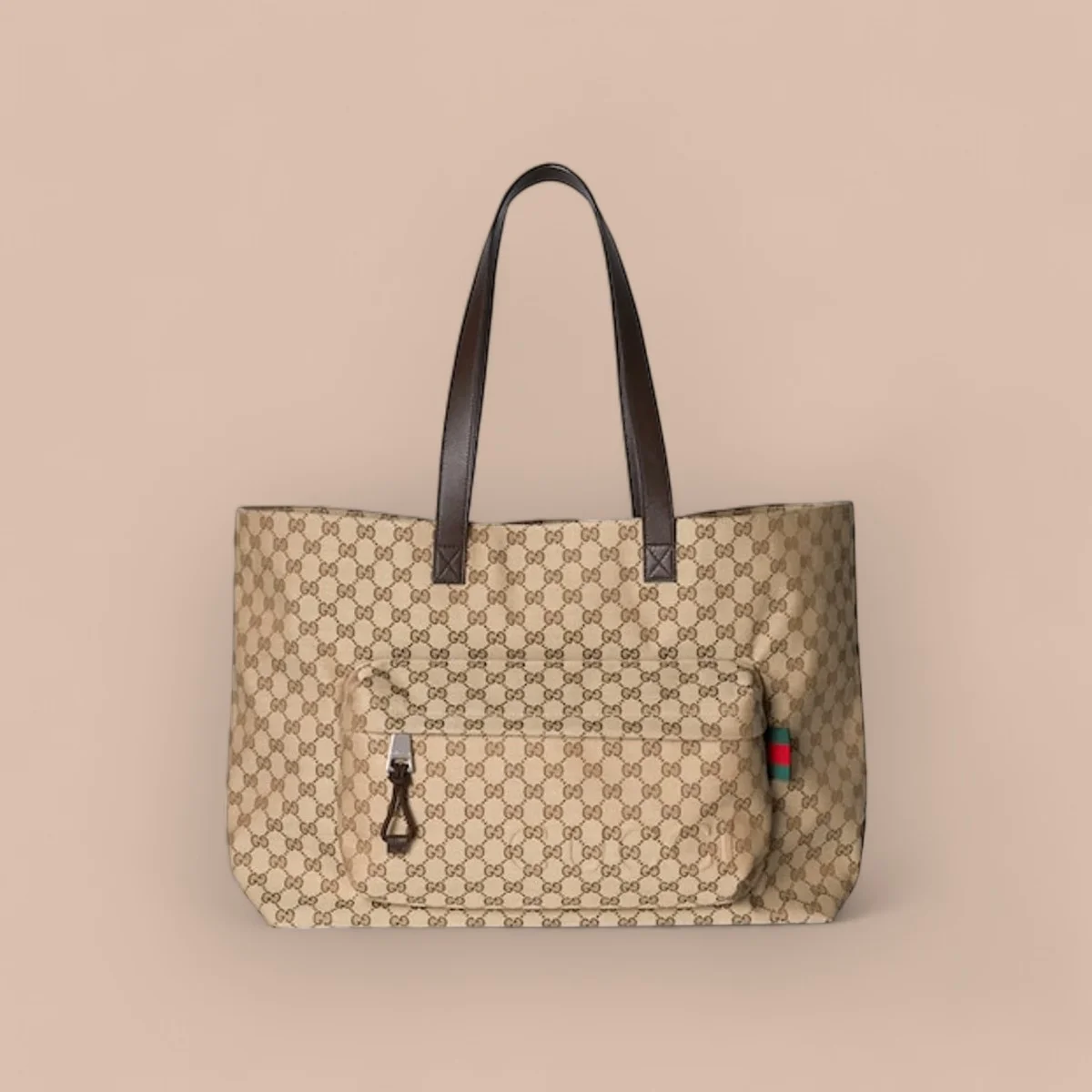 GUCCI Original GG大號米棕帆布托特包-802166 1 GUCCI Original GG大號米棕帆布托特包-802166