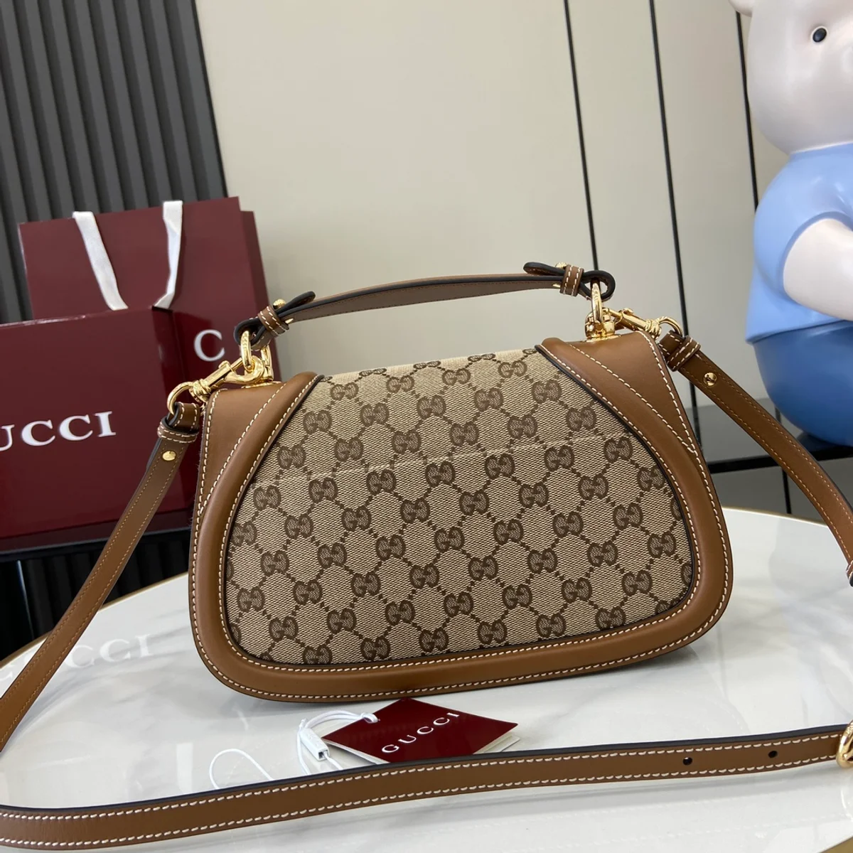 GUCCI Blondie小號紅色皮革手提包-815714 4 GUCCI Blondie小號紅色皮革手提包-815714