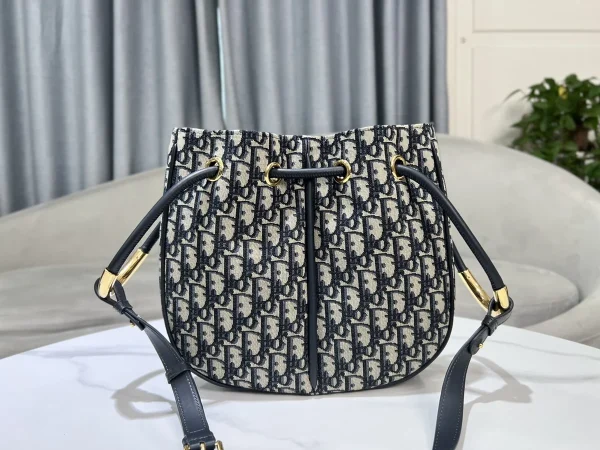 Dior Nolita 藍色斜背包中號MM-M2312：圖片 9