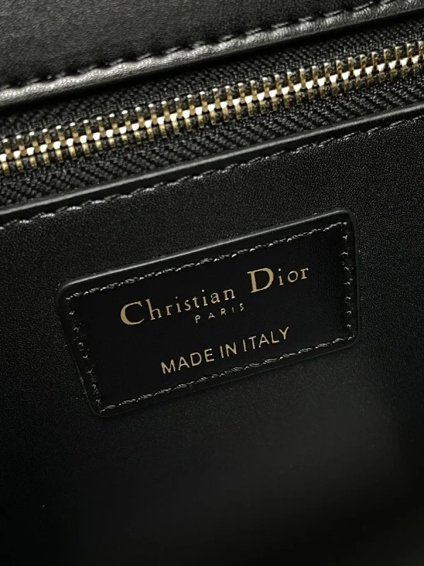 Dior 30 Montaigne 黑色小牛皮斜挎包中號MM-M9203：圖片 9