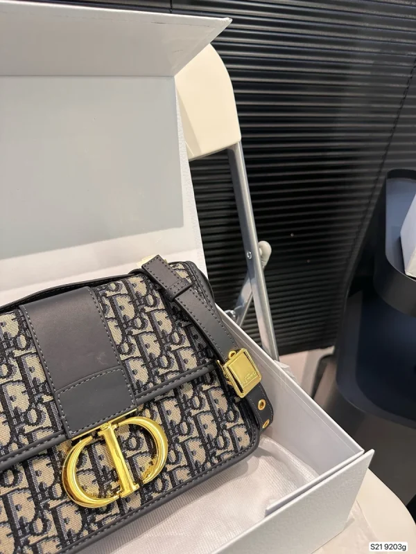 Dior 30 Montaigne 藍色單肩包中號MM-M9203：圖片 3