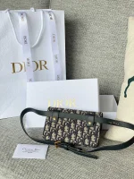 Dior Saddle 藍色腰包小號PM-S5619：圖片 3