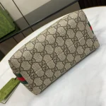 GUCCI Ophidia迷你米棕帆布肩揹包-795170：圖片 5