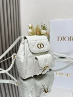 Dior Caro 白色羊皮背包小號PM-M6302：圖片 5