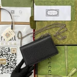GUCCI Dionysus灰褐帆布斜挎包-476432：圖片 7