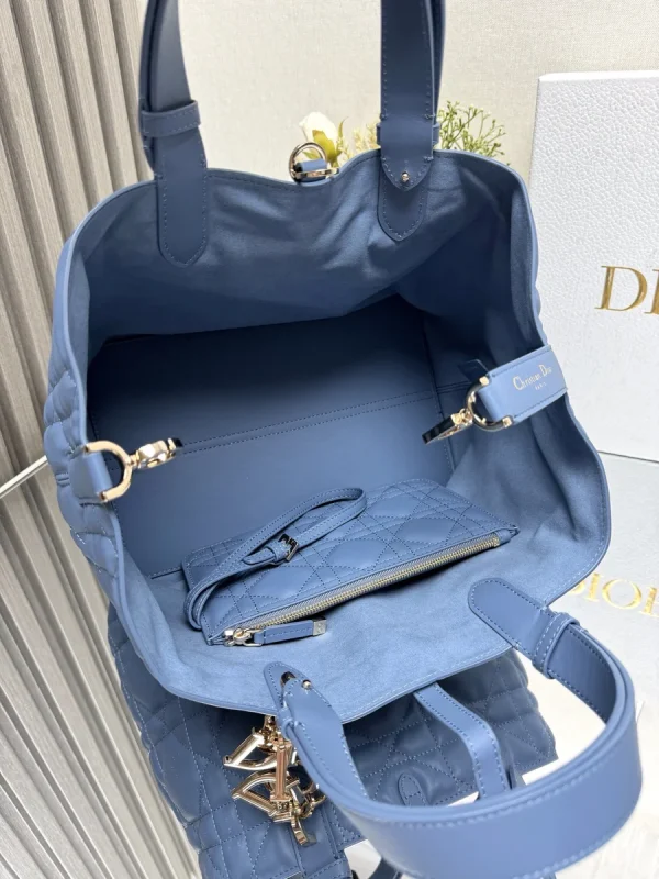 Dior Toujours 藍色小牛皮肩背包中號MM-M2821：圖片 10