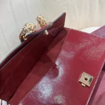 GUCCI Dionysus小號淺灰漆皮肩揹包-795005：圖片 9