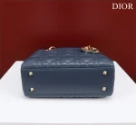 Dior Lady 藍色羊皮單肩包小號PM-M0538：圖片 4