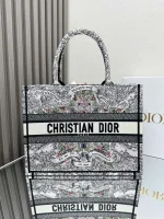 Dior Book 奶白色托特包中號MM-M1296：圖片 2