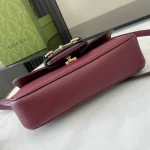 GUCCI Horsebit 1955小號紅米手提包-815206：圖片 5