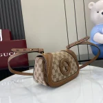 GUCCI Blondie棕滑面肩揹包-815700：圖片 3