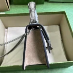 GUCCI Dionysus迷你米棕帆布斜背包-752029：圖片 5