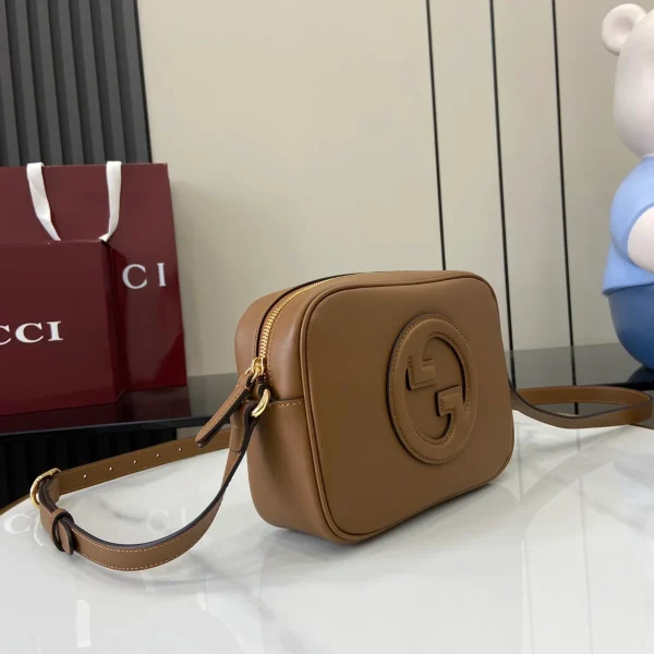 GUCCI Blondie迷你黑色皮革-820429：圖片 3