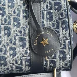Dior Groove 藍色牛皮斜背包小號PM-M1364：圖片 9
