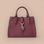 GUCCI Elegance米白粒面皮手提包-795349