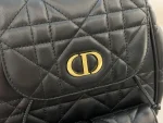 Dior Caro 黑色羊皮背包中號MM-M6301：圖片 7