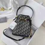 Dior C'est 藍色水桶包中號MM-M2271：圖片 3