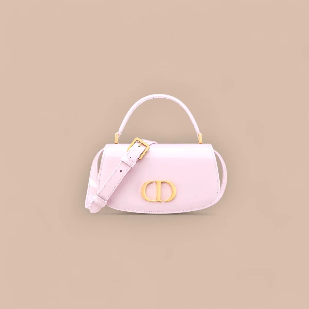 Dior 30 Montaigne 粉色小牛皮斜挎包小號PM-M9370 1 Dior 30 Montaigne 粉色小牛皮斜挎包小號PM-M9370