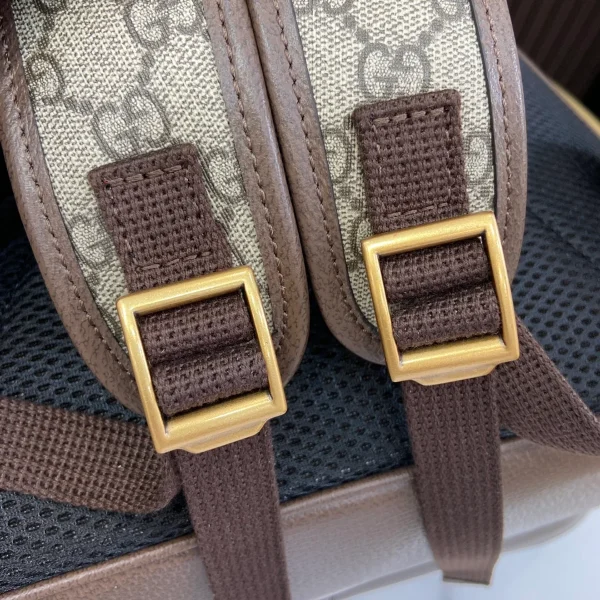 GUCCI Ophidia中號米棕帆布雙肩包-779901：圖片 9