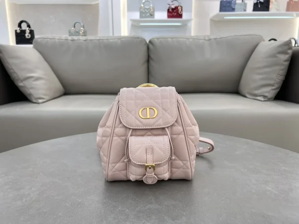 Dior Caro 胭脂粉背包小號PM-M6302：圖片 2