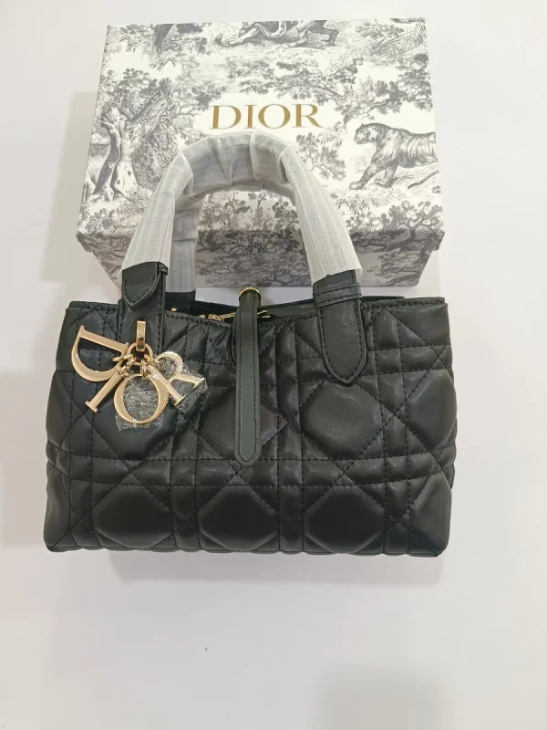 Dior Toujours 黑色托特包大號GM-M2820：圖片 2